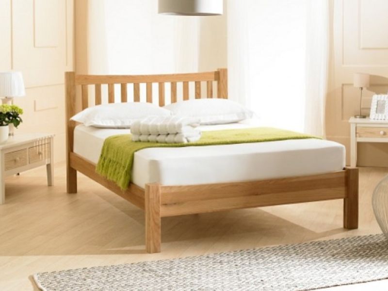 Emporia Milan 4ft6 Double Solid Oak Bed Frame