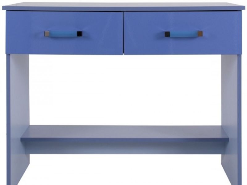 GFW Ottawa 2 Tones Gloss Blue Study Desk