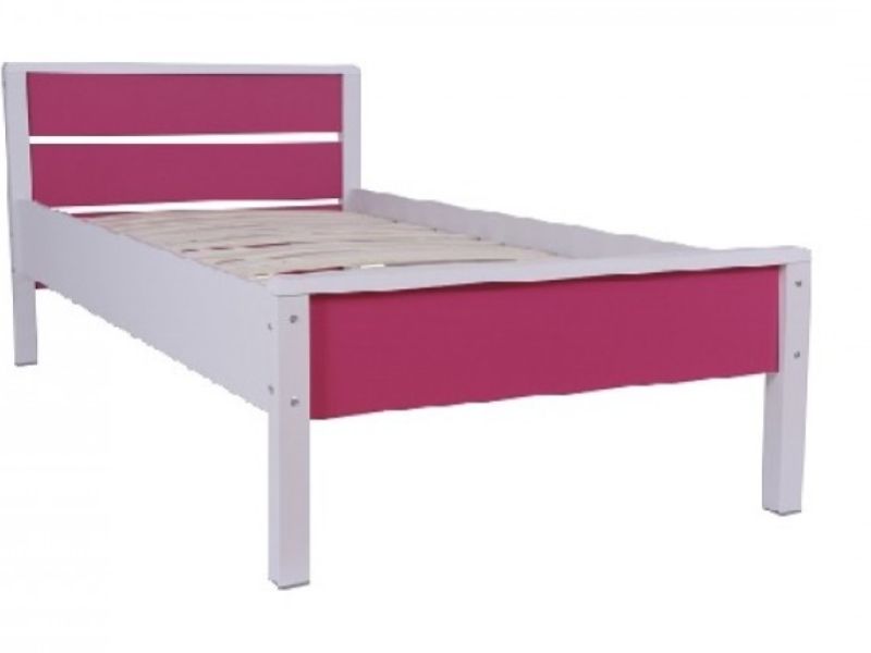 GFW Miami Pink 3ft Single Wooden Bed Frame