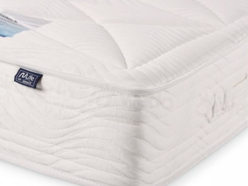 Breasley Nulife Breeze 4ft6 Double Latex Mattress Non Quilted