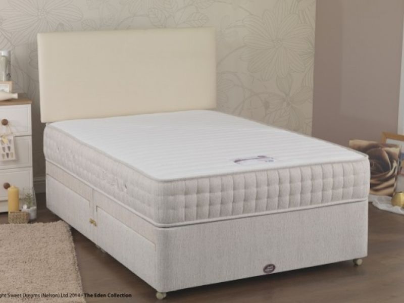 Sweet Dreams Fanfare 6ft Super Kingsize 2000 Pocket Sprung Divan Bed with Memory Foam