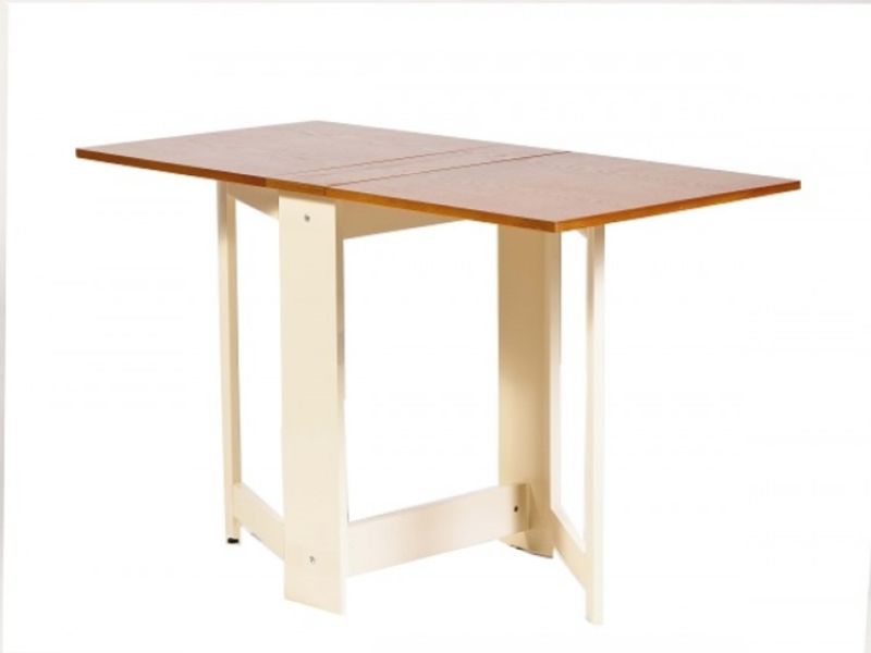 Core Jamestown Cream And Mellow Oak Gateleg Dining Table