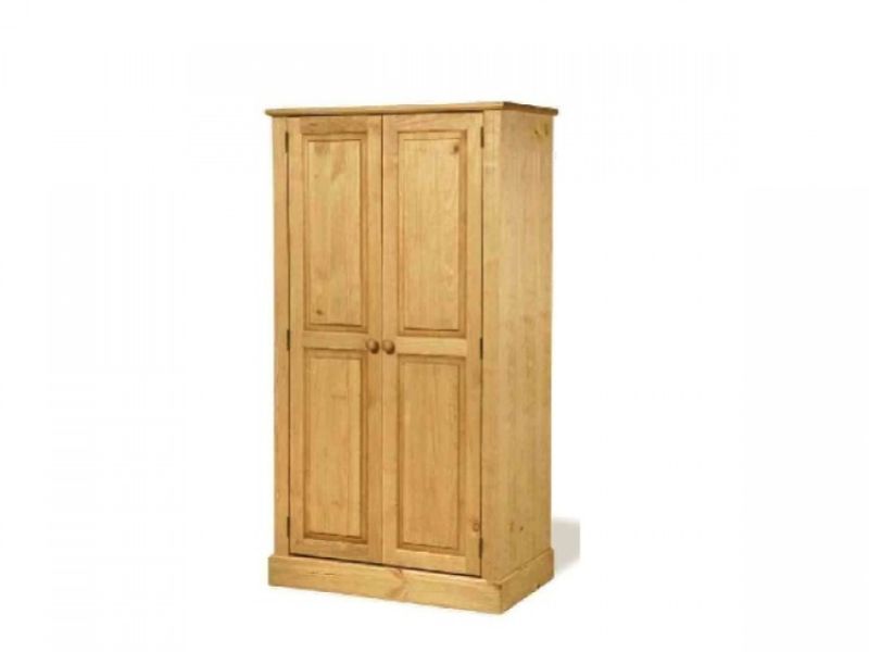 Core Cotswold 2 Door Pine Wardrobe
