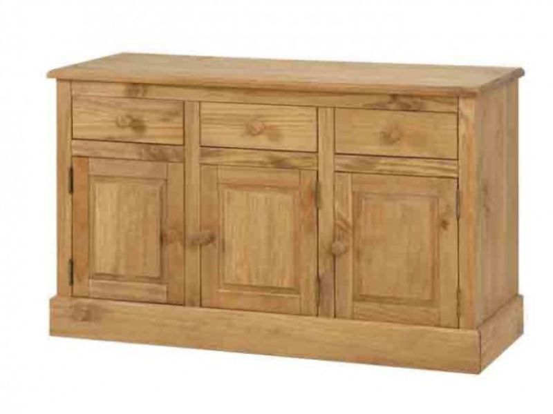 Core Cotswold Pine 3 Door 3 Drawer Sideboard