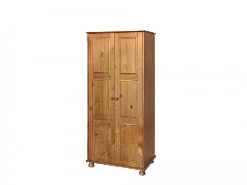 Core Dovedale Pine 2 Door Wardrobe