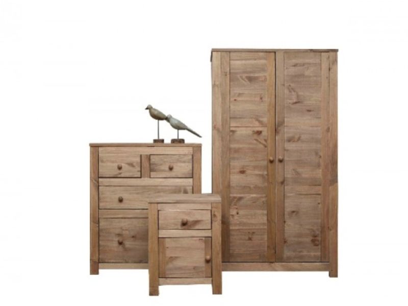 Core Hacienda Waxed  Pine Bedroom Set