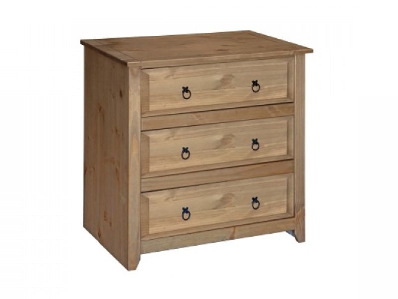 Core Mexican Pine 3 Drawer Chest