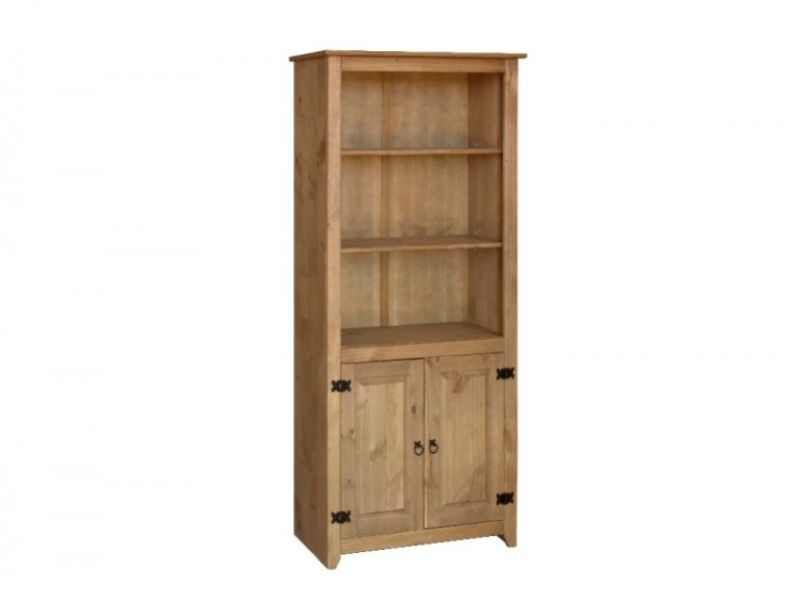 Core Mexican Pine 2 Door Bookcase