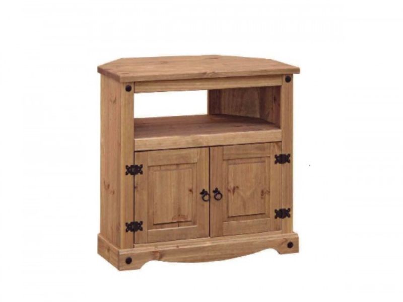 Core Corona Pine Corner TV Unit