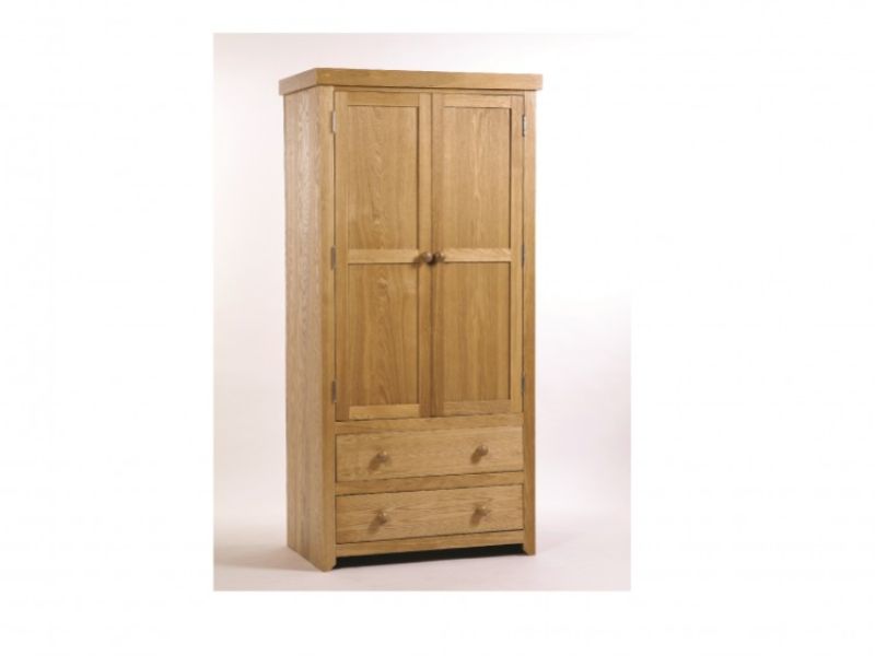 Core Hamilton 2 Door 2 Drawer Wardrobe