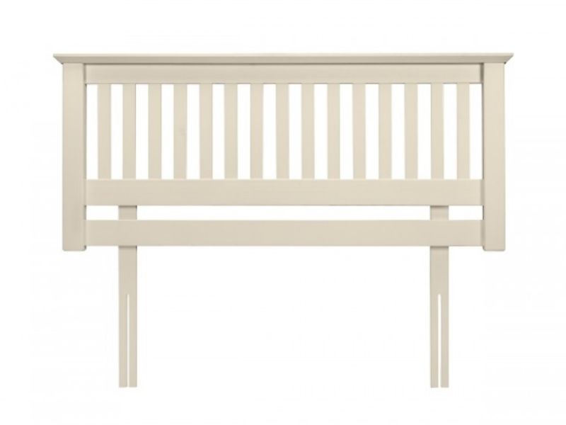 Julian Bowen Barcelona 4ft6 Double Stone White Headboard