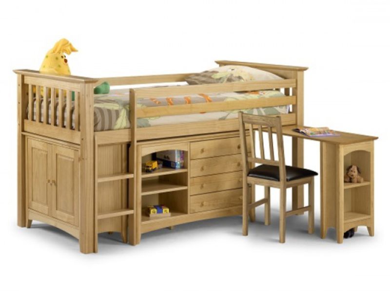 Julian Bowen Sleep Station Barcelona Style Pine Mid Sleeper