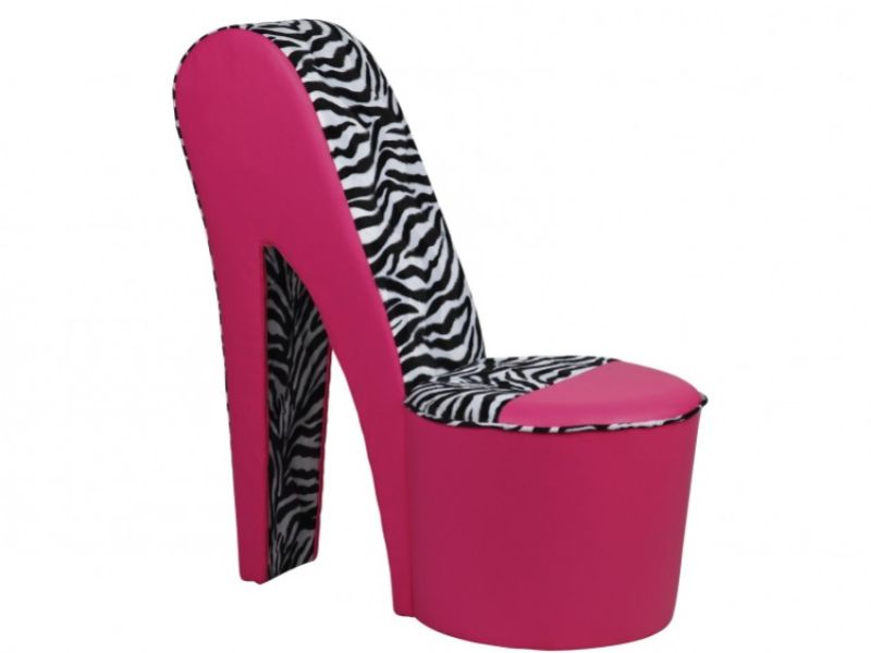 GFW Childrens Stiletto Pink Fun Chair