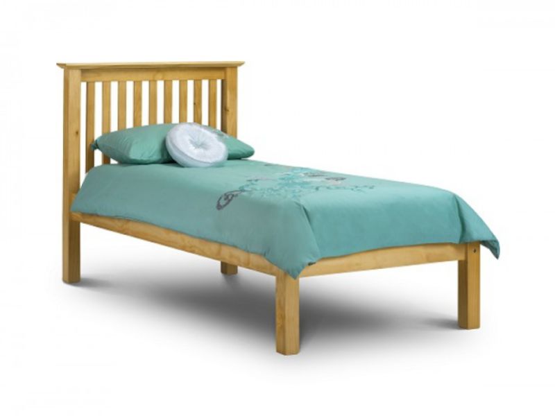 Julian Bowen Barcelona Low Foot End Pine 3ft Single Wooden Bed