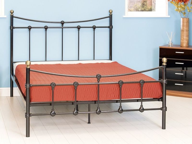 GFW Mayfair 3ft Single Black Metal Bed Frame