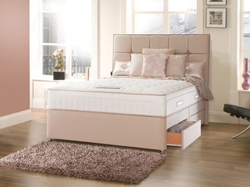 Sealy Posturepedic Jubilee Deluxe 3ft Single Divan Bed