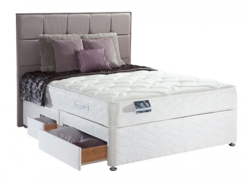Sealy Pearl Memory 4ft Small Double Divan Bed