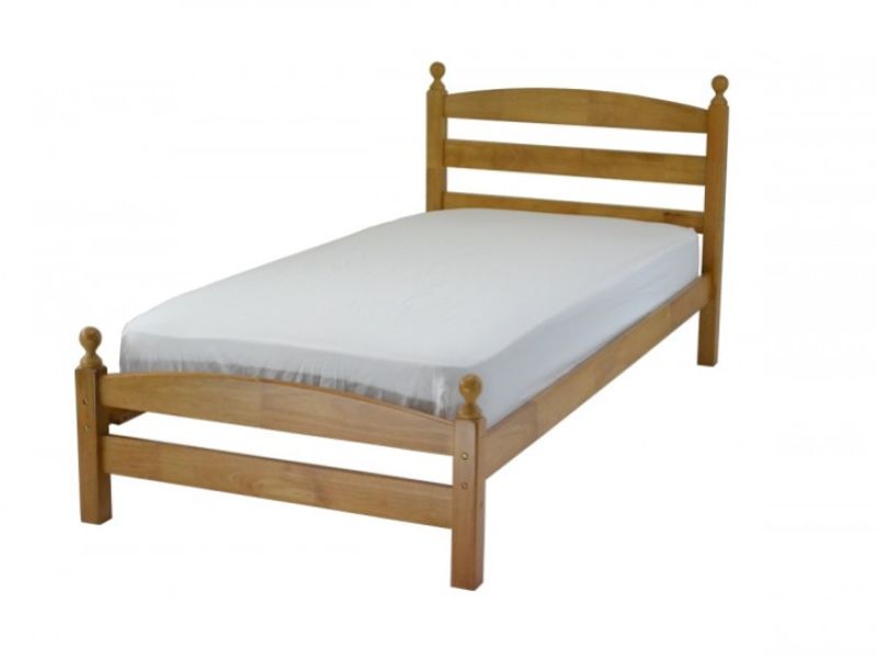 Metal Beds Moderna 3ft (90cm) Single Maple Wooden Bed Frame
