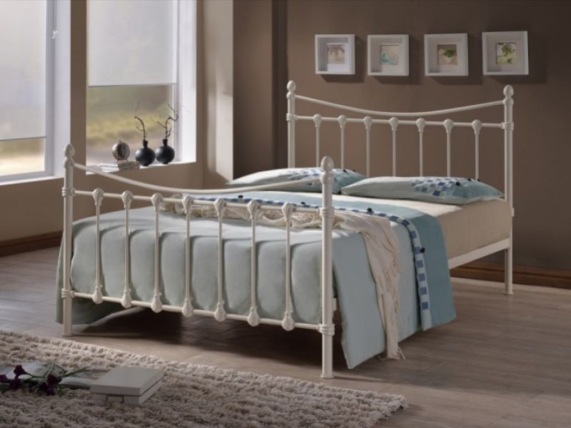 Time Living Florida 3ft Single Ivory Metal Bed Frame