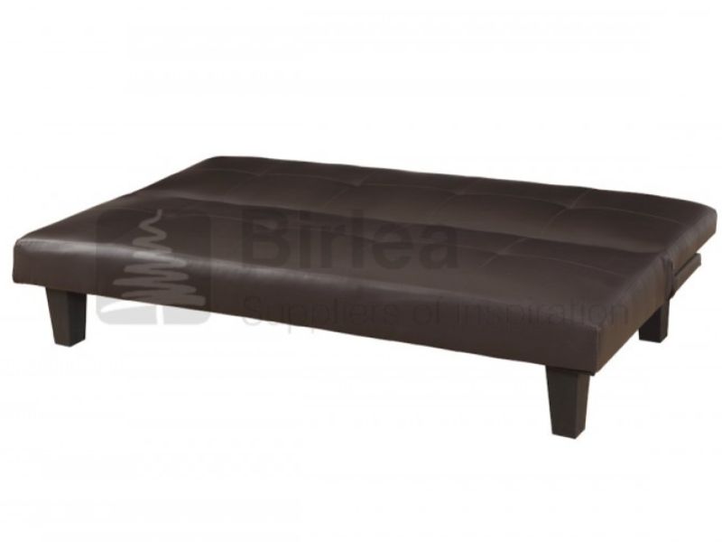 Birlea Franklin Brown Faux Leather Sofa Bed