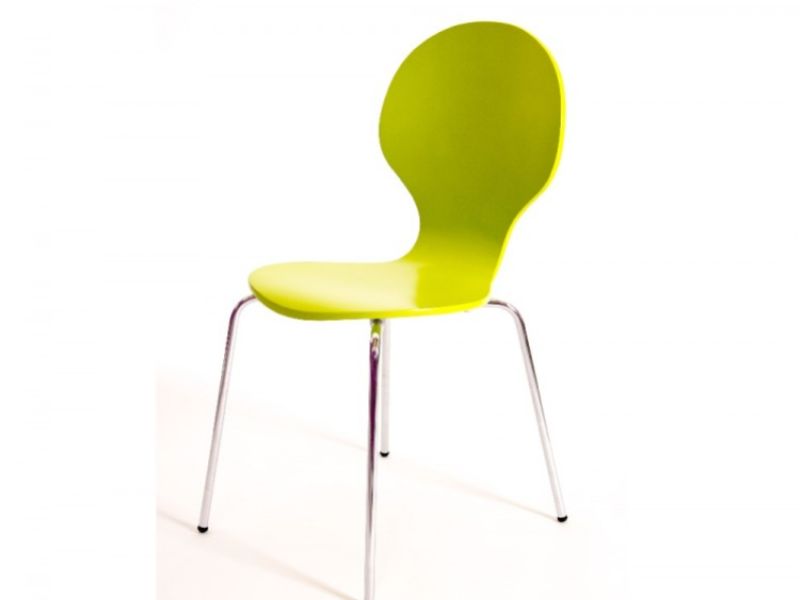 GFW Jersey Set of 2 Lime Dining Chairs