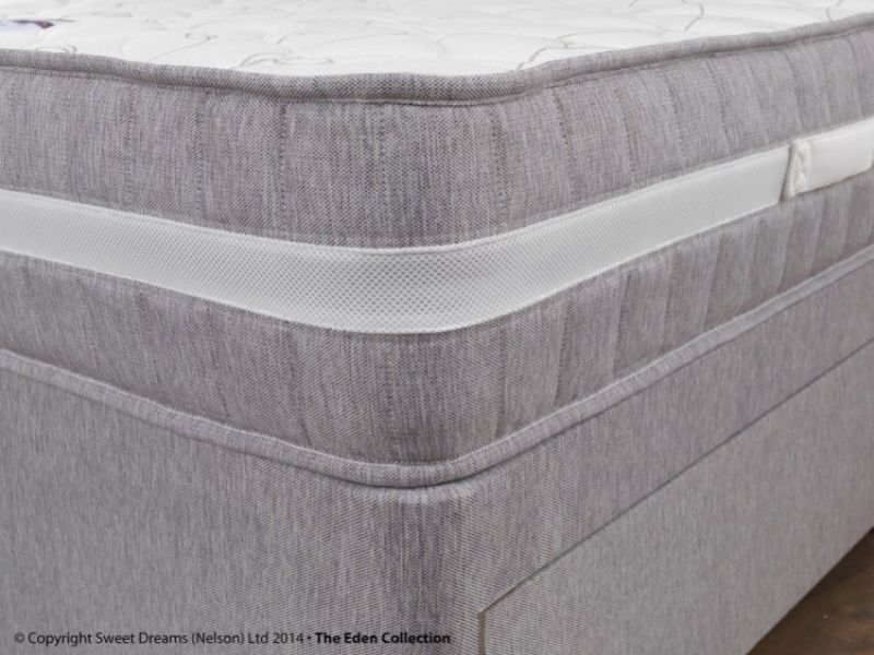 Sweet Dreams Soprano 5ft Kingsize Open Coil Sprung Divan Bed with Memory Foam