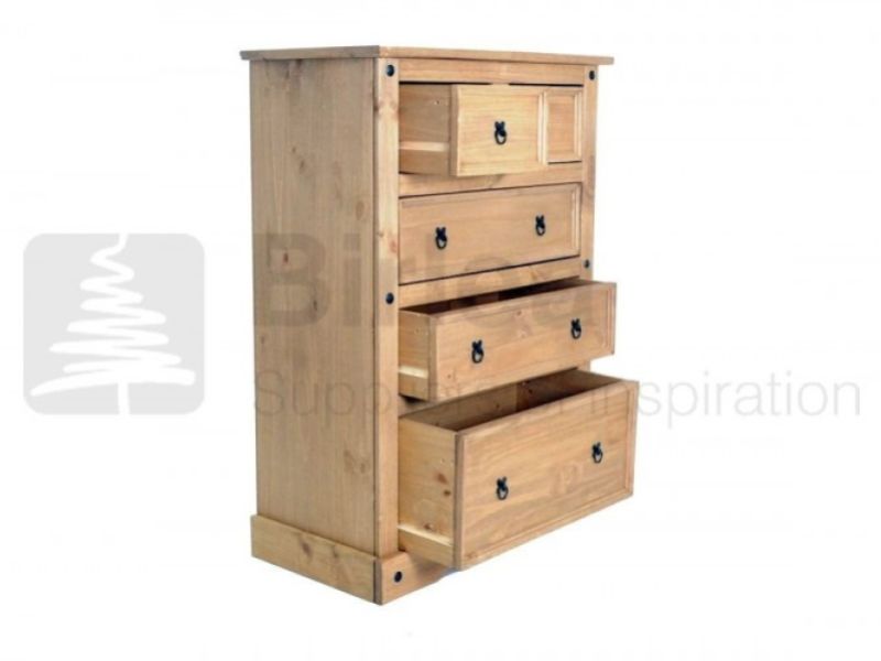 Birlea Corona Pine 3+2 Drawer Chest