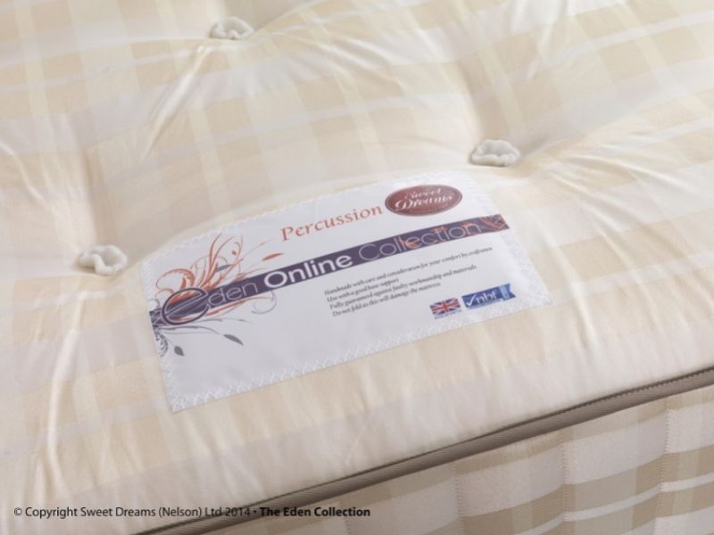 Sweet Dreams Percussion 4ft6 Double Open Coil Sprung Divan Bed