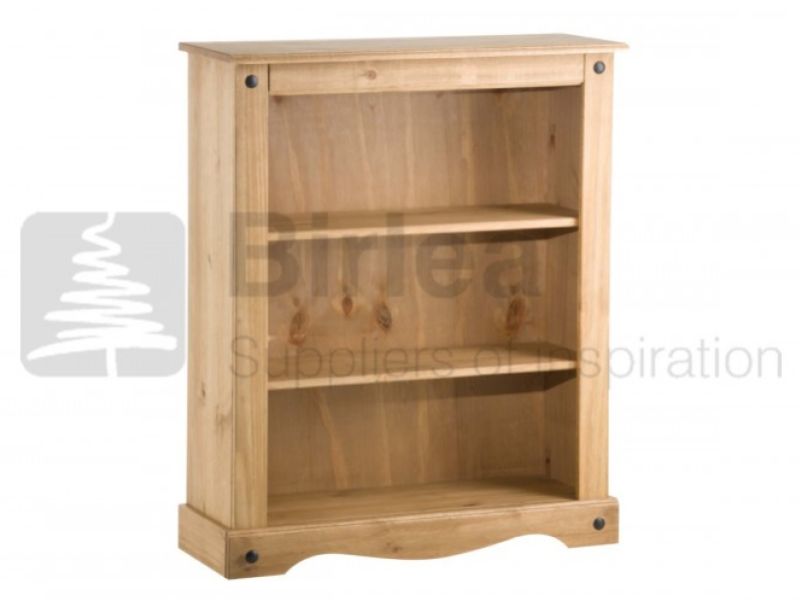 Birlea Corona Pine Low Bookcase