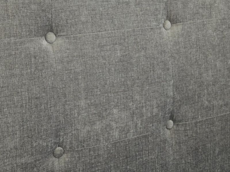 Serene Wesley 6ft Super Kingsize Steel Fabric Ottoman Bed Frame