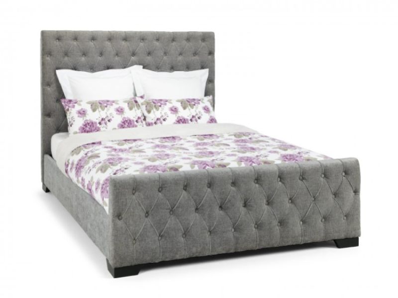 Serene Lillian 5ft Kingsize Steel Fabric Bed Frame
