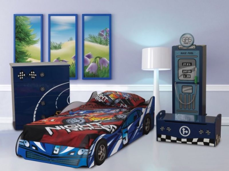 Sweet Dreams Formula Blue 3ft Single Car Bed
