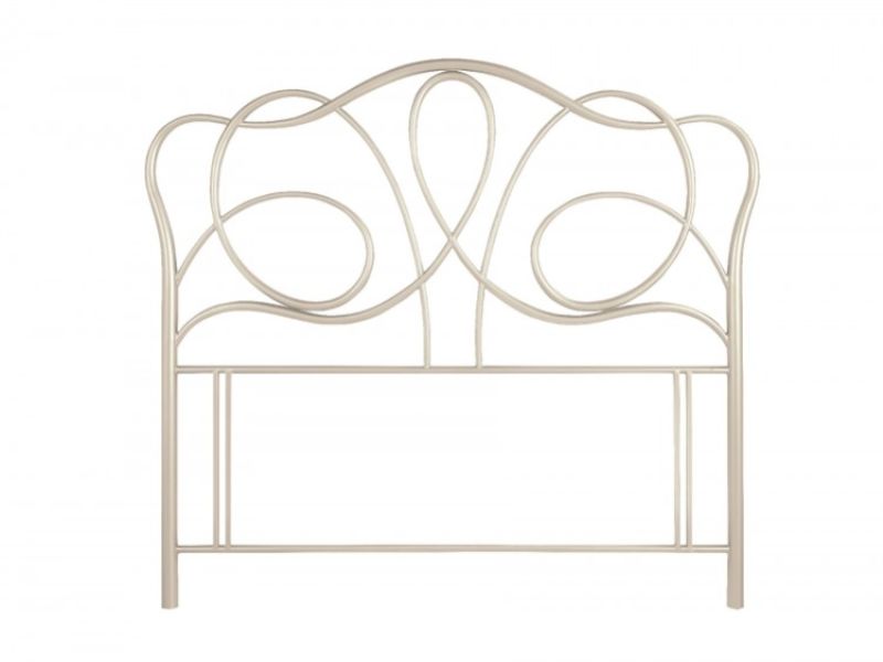 Bentley Designs Serenity 4ft6 Double Titanium Metal Headboard