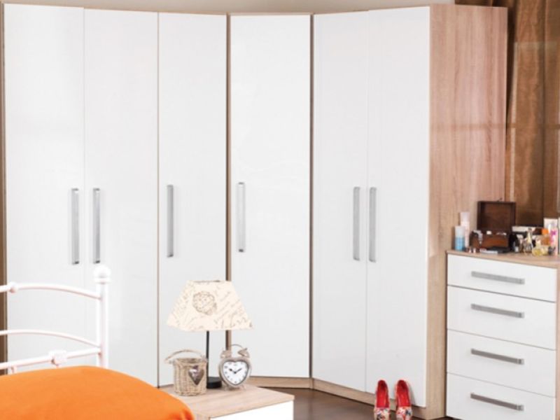 Sweet Dreams Gloss White 4 Drawer Chest of Drawers