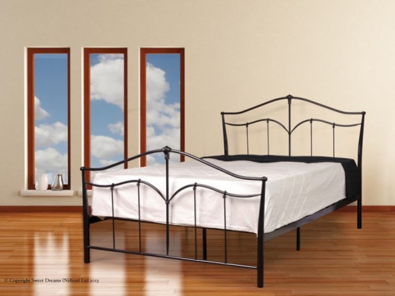 Sweet Dreams Handel 5ft Kingsize Black Metal Bed Frame