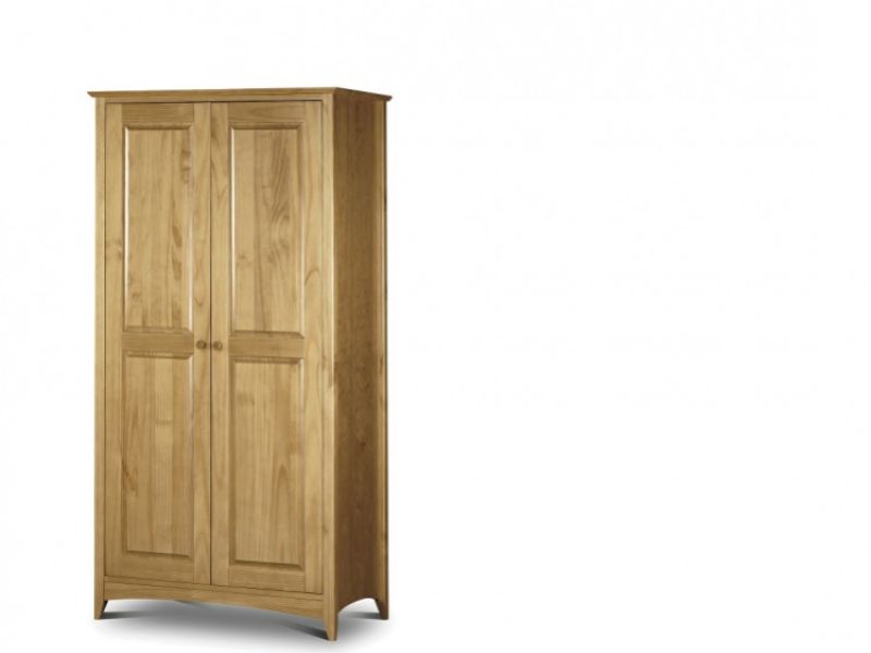 Julian Bowen Kendal Pine 2 Door Wardrobe