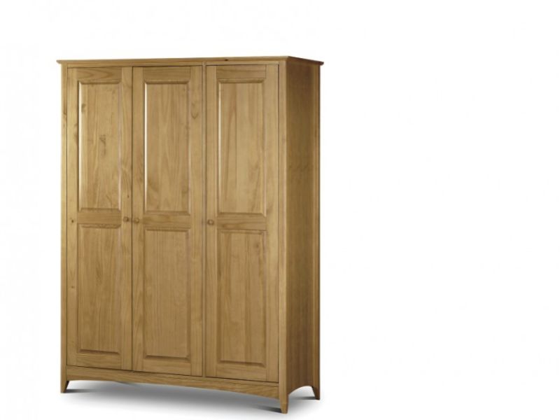 Julian Bowen Kendal Pine 3 Door Wardrobe