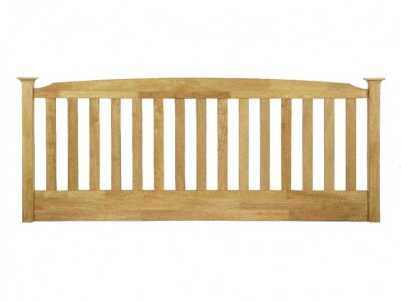 Serene Eleanor 6ft Super Kingsize Oak Finish Wooden Headboard