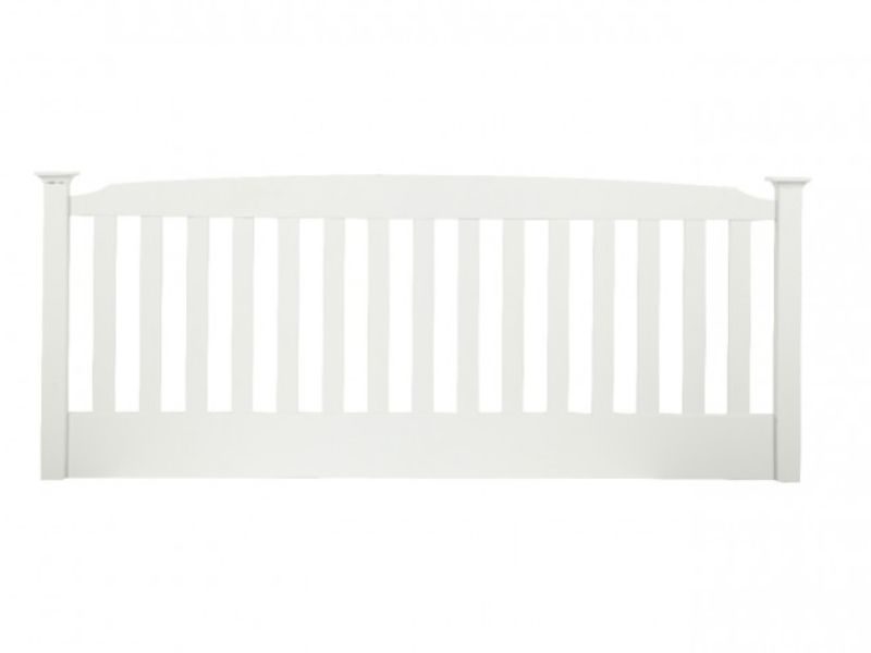Serene Eleanor 3ft Single White Wooden Headboard by Serene Furnishings