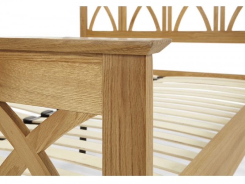 Serene Maiden 6ft Super Kingsize Oak Bed Frame