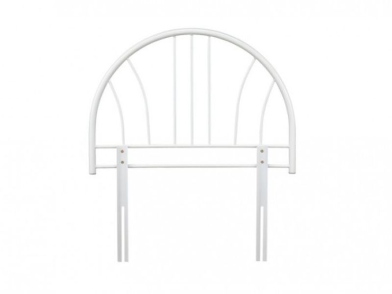 Serene Annabelle 3ft White Metal Headboard