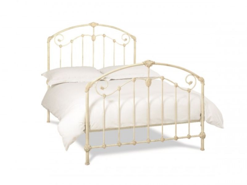 Bentley Designs Lauren 5ft Kingsize Ivory Metal Bed Frame