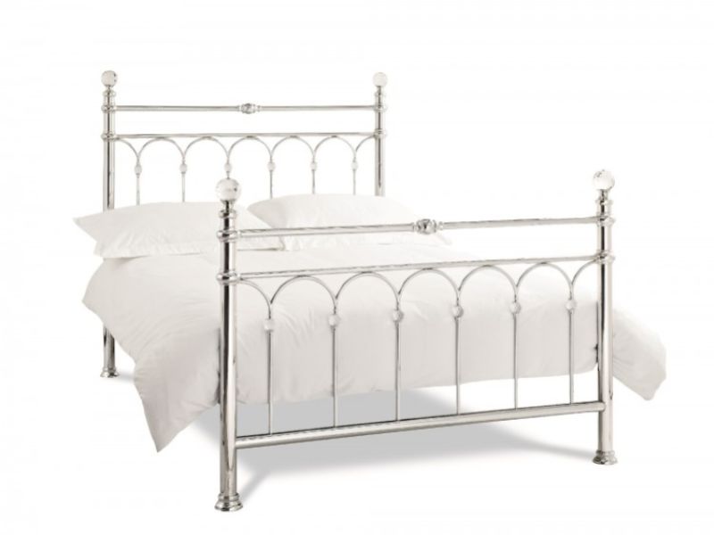 Bentley Designs Krystal 4ft6 Double Chrome Metal Bed Frame