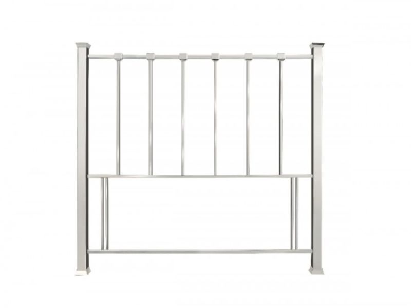 Bentley Designs Madison 4ft6 Double Nickel Metal Headboard