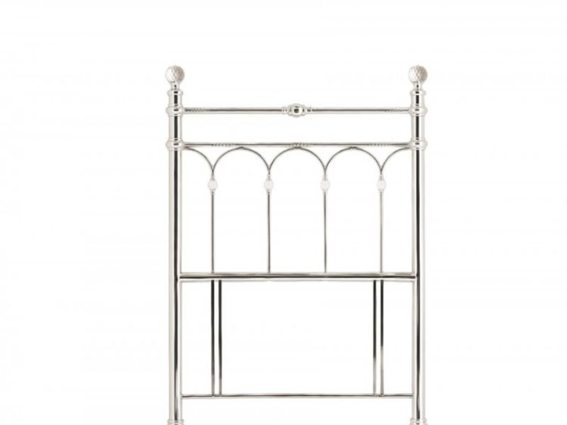 Bentley Designs Krystal 3ft Single Chrome Metal Headboard