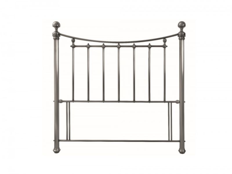 Bentley Designs Isabelle 5ft Kingsize Nickel Metal Headboard