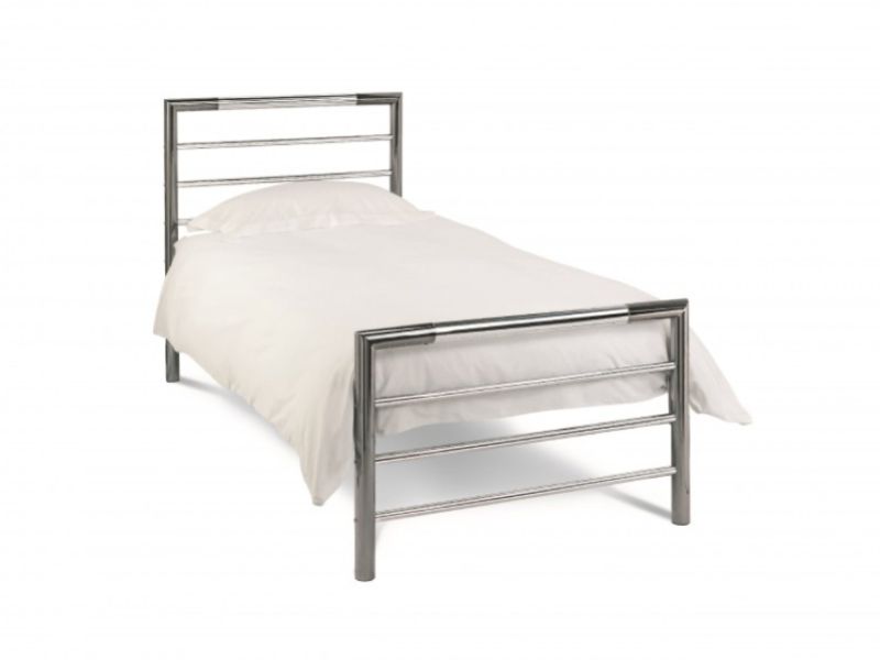 Bentley Designs Urban 3ft Single Chrome Metal Bed Frame