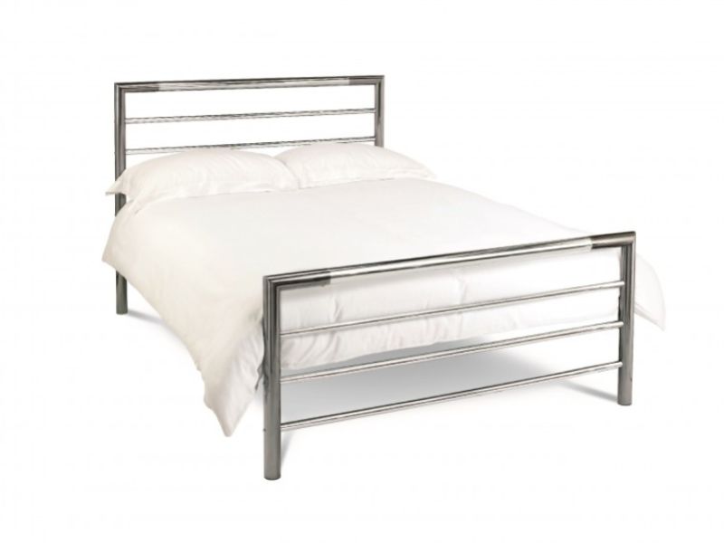 Bentley Designs Urban 4ft6 Double Chrome Metal Bed Frame