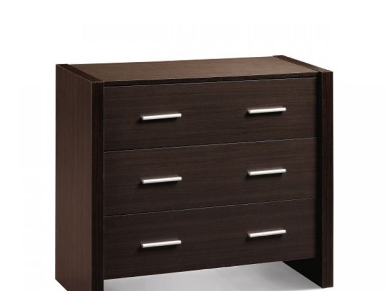 Julian Bowen Havana Wenge 3 Drawer Chest of Drawers