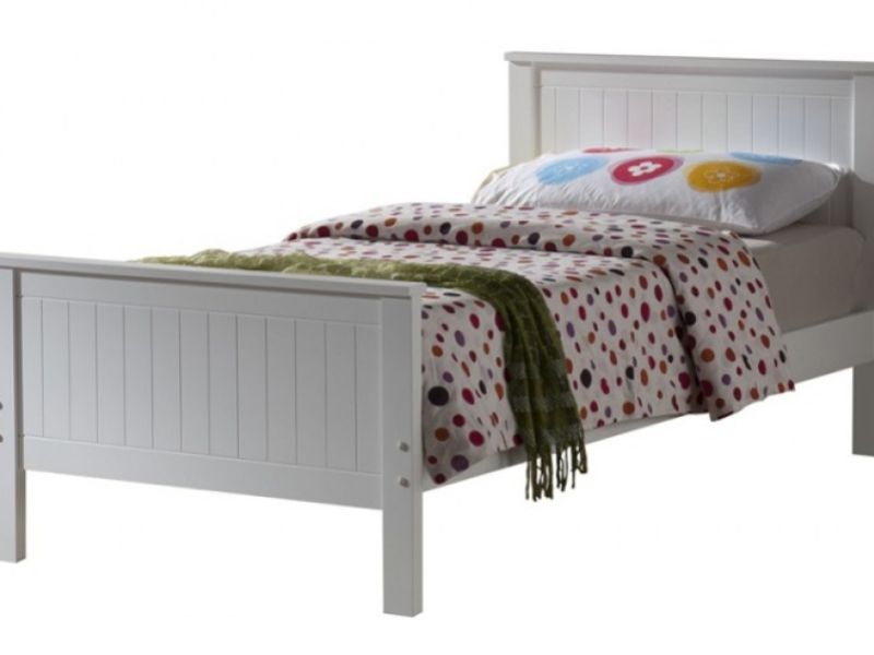 Joseph Larissa 3ft Single White Wooden Bed Frame